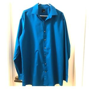Jf j.ferrar Blue Button Down Dress Shirt